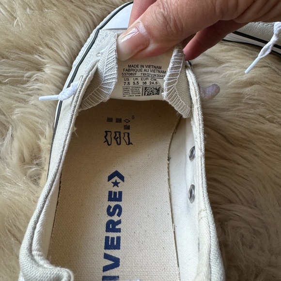 Converse Chuck Taylor All Star shoreline Sneaker Size 7.5 Women's White - Picture 6 of 9
